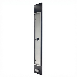 Chauffage électrique infrarouge mural 600W, panneau métallique noir, usage commercial, chauffage rapide, protection contre la surchauffe - Product Image 1