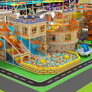 Parque Infantil Interior para Niños, Nuevo Estilo, Precio Económico, Construcción de Plástico, para Uso Escolar - Product Image 1