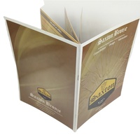 Papel de Arte Brillante C2s de 157 g, Papel Offset, Encuadernación Perfecta, Plantillas de Diseño de Folletos, Impresión en PDF