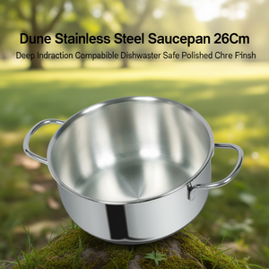 Cacerola Inox (26cm) fonda DUNE Cromo brillante 305 26 - Product Image 3