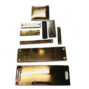 Custom Gold <b>Bag</b> Hardwear <b>Accessories</b> Metal Logo Label Tags for Leather <b>Bag</b> - Product Image 5