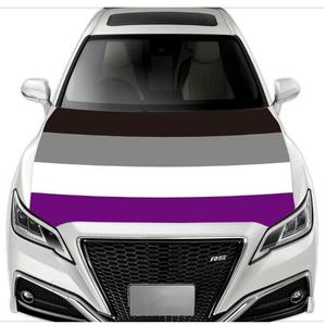 Housse de capot de voiture de haute qualité, élastique, résistante aux intempéries, lavable, pour la fierté <span class=keywords><strong>gay</strong></span> et lesbienne, pour la décoration - Product Image 4