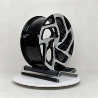 Jantes forgées personnalisées en noir brillant avec motif nid d'abeille, 17-24 pouces, 5x112, 5x114.3, 5x120, pour BMW M5, Audi RS6, Tesla Model S