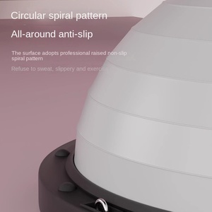 Ballon semi-circulaire pour le yoga, le Pilates et l'entraînement des muscles du plancher pelvien - Surface mate anti-explosion - Product Image 4