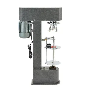 Semi Automatic Glass Wine Bottle Metal Aluminum Capping Ropp Lid Crimping Locking Capping Machine Capper