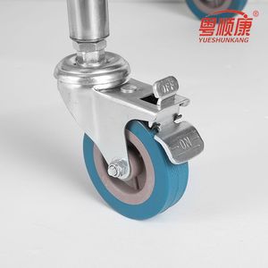 Cochecito de Acero Inoxidable Yue Shunkang Personalizable para el Cuidado de Recién Nacidos en Hospitales - Product Image 4