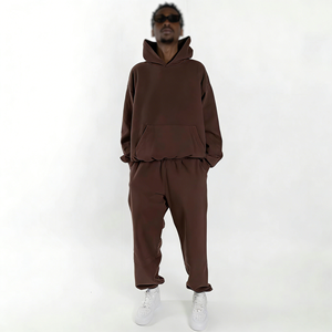 Sudaderas con capucha gráficas con estampado de abullonado personalizado de alta calidad para hombres y mujeres-Sudaderas de calle de algodón pesado con logotipo de serigrafía - Product Image 5