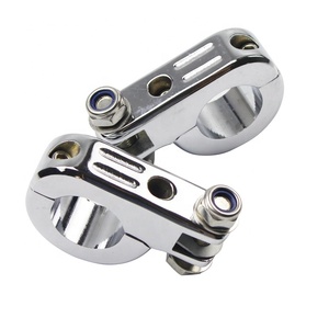 1-1/4 "1.25" 32mm <span class=keywords><strong>moto</strong></span> autoroute Crash <span class=keywords><strong>moteur</strong></span> garde repose-pieds montage "D" pinces pour Dyna - Product Image 1