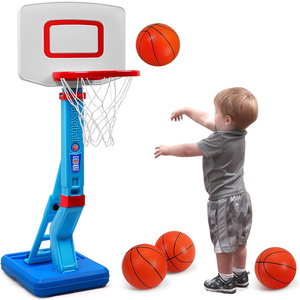 <span class=keywords><strong>Canestro</strong></span> da <span class=keywords><strong>Basket</strong></span> Portatile Regolabile in Altezza per Esterni e Interni, Regalo di Natale e Compleanno per Bambini - Product Image 1
