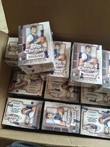 En stock, expédition immédiate : Boîte de rangement chromée 25-26 pour cartes de collection <span class=keywords><strong>NBA</strong></span> de stars de basketball, édition Hobby Value - Product Image 6