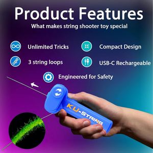 Electric <b>Lights</b> Rope Propeller <b>String</b> Shooter Ow Dark Loop Lasso Stress Relief Launcher Christmas Hot Selling Factory Price - Product Image 5