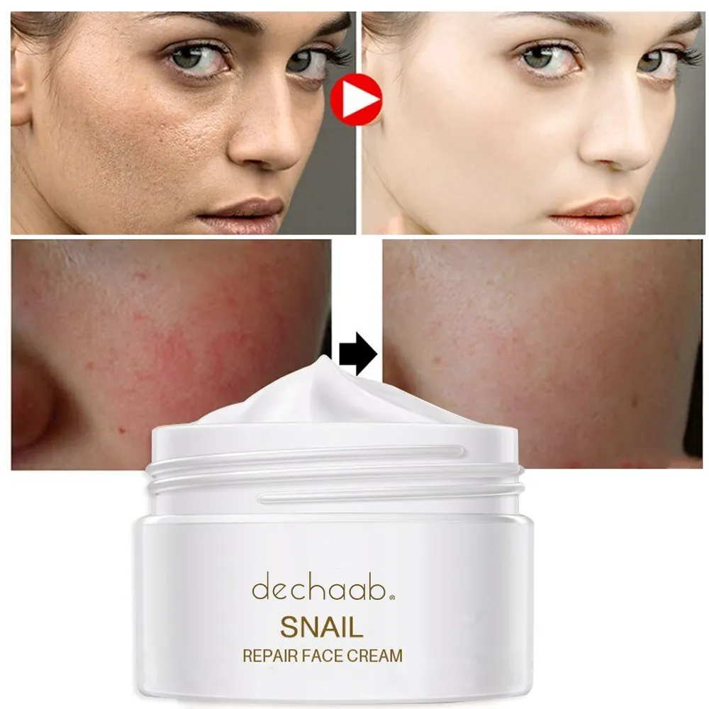 Beauty Whitening Nutrition Repair Natural Aloe Snail Extract White Face Cream For All Skin Type