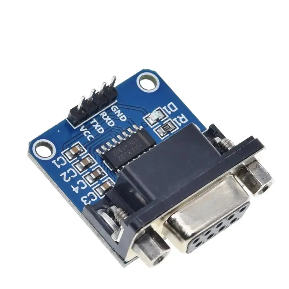 MAX3232 RS232 to TTL Serial Port Converter Module DB9 Connector MAX232 For