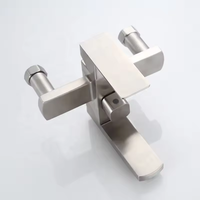 Kangrun luxe moderne de haute qualité en acier inoxydable 304 nickel brossé mural salle de bain colonne de douche ensemble de douche pluie