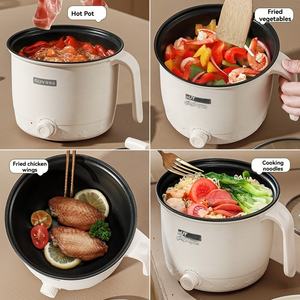 Mini pentola elettrica da 1.8 litri doppia caldaia elettrica antiaderente rivestita interna fuoco pentole elettriche - Product Image 4