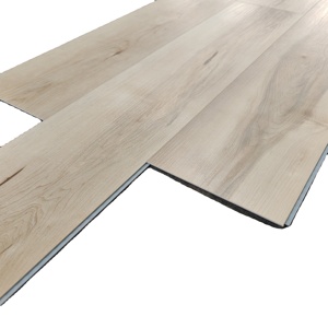 Revêtement de sol SPC à chevrons personnalisé OEM 4mm 5mm 6mm, système de clic, aspect bois, étanche pour salon - Product Image 1