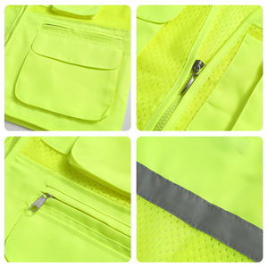 Gilet <span class=keywords><strong>de</strong></span> <span class=keywords><strong>travail</strong></span> pour <span class=keywords><strong>homme</strong></span> avec logo personnalisé, multi-poches, respirant, vêtements <span class=keywords><strong>de</strong></span> <span class=keywords><strong>travail</strong></span> <span class=keywords><strong>de</strong></span> construction - Product Image 2