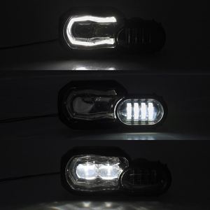 Phare LED Yongjin à faisceau haut/bas avec kit DRL Angel Eye et phare de remplacement pour F650GS/F700GS/F800GS F800ADV F800R - Product Image 4