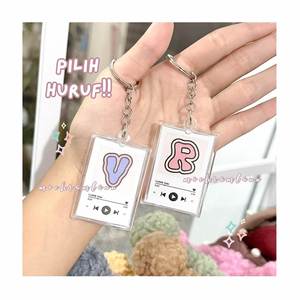 Design Custom Printed Acrylic Charms Key Chain Acrylic Keychain Pin Stand Transparent Epoxy Acrylic Charms Custom - Product Image 1