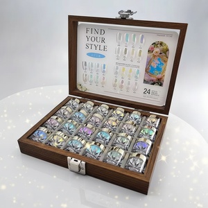 Nuevo Set de Polvo Mágico para Uñas de 24 Colores con Tablero de Exhibición, Polvo de Uñas de Alta Calidad, Polvo Extremadamente Brillante, Efecto Espejo - Product Image 2