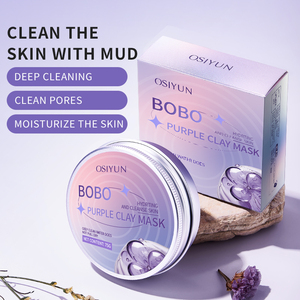 <span class=keywords><strong>Mascarilla</strong></span> de Arcilla Morada, Limpieza Profunda, Lodo Volcánico, Ácido Hialurónico, Hidratante, Clarificante de Poros, Bajo MOQ, Fábrica de Cuidado de la Piel - Product Image 2