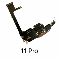 Base de Carga con Puerto USB para iPhone 11, 11 Pro, 11 Pro Max, Cable Flexible de Repuesto para Micrófono, Cables Flexibles para Teléfono Móvil