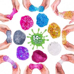 2020 Hot Sale Educational DIY Toy Crystal Clear Charms Lab <b>Slime</b> Kit - Product Image 5