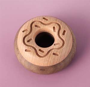 Nueva Casa de Juegos de Madera con Forma de Donut, Decoración de Postres, Juguete de Postre Simulado para Niños - Product Image 6