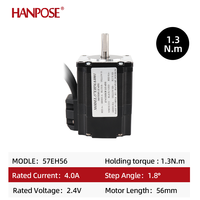 Moteur pas à pas hybride 2 phases Nema23 à boucle fermée 57EH56A4001 4A 1.3N.m avec encodeur et driver CL57 pour fraisage CNC