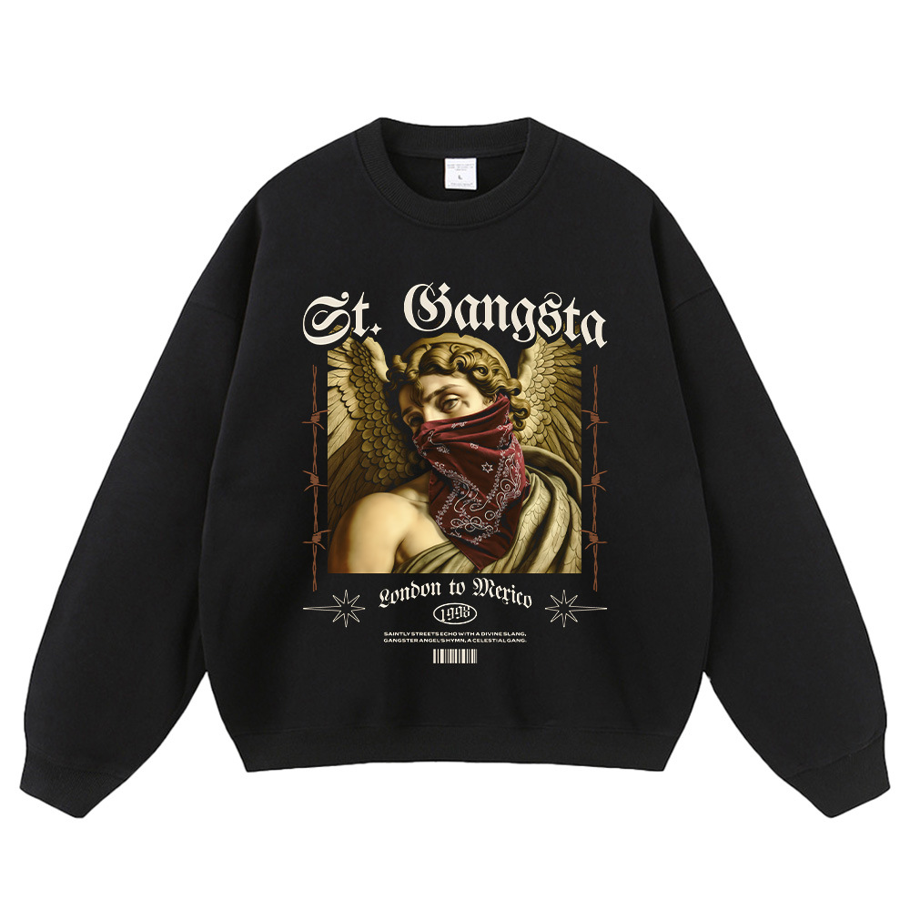 Black crew neck