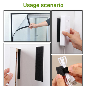 Sujetador de poliéster de nailon, tela de gancho y bucle autoadhesiva elástica ecológica para cinta mágica, cinta de sujeción elástica - Product Image 6