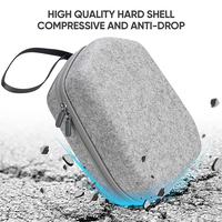 Étui de transport rigide gris EVA pour casque de jeu VR version Basic/Elite, manettes tactiles et accessoires, marque KXM