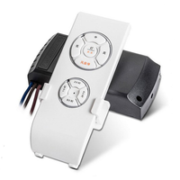 Interruptor de Control Remoto Inalámbrico RF KAIYI YK-600, Compatible con Hogar Inteligente, Alcance de 30m, 10A, 220V, Funciona con Batería, para Luz y Ventilador, Material ABS