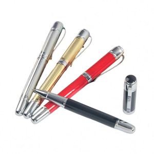 High-End 0.7Mm Steel Roller Ballpoint <b>Pen</b> Custom Logo Engraving Fat Metal Business Promotion Gift Writing Instrument - Product Image 2