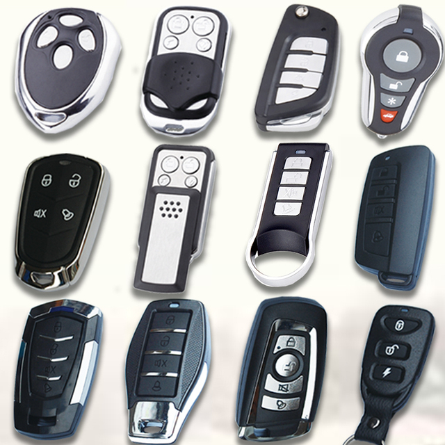 Hot Selling 4-Button Wireless RF Garage Door Remote Control Universal Learning Clone Rolling Code Top Seller Remote Controls