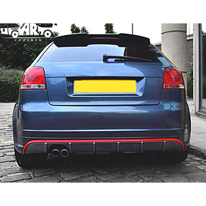 Alerón de Maletero de Calidad Estable con Apariencia de Fibra de Carbono ABS Estilo RS3 para <span class=keywords><strong>Audi</strong></span> <span class=keywords><strong>A3</strong></span> 8P Hatchback de <span class=keywords><strong>3</strong></span> <span class=keywords><strong>Puertas</strong></span> 2004 - 2013 - Product Image 5
