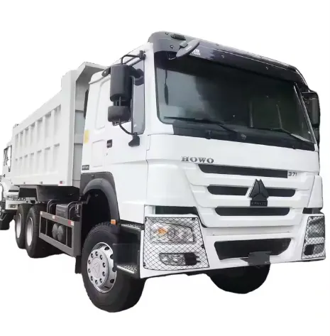 Venta caliente Howo usado 6x4 371HP Euro 2 10 ruedas camión volquete 40Ton camión volquete para la venta en África
