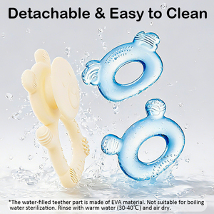 Mordedores de Silicona Libres de BPA, Juguetes para la Dentición Congelables, Mordedores de Silicona Líquida Personalizados para Bebés, Mordedores de Silicona Líquida - Product Image 6