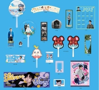 Sac en plastique transparent imprimé sur mesure, impression numérique, taille 7 pouces, logo personnalisé pour les fans d'idoles Kpop, marchandises de soutien, cadeau de café
