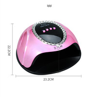 Lampe à ongles UV LED 120W, séchage rapide du vernis gel, design coloré, sécheuse à ongles, outils de manucure professionnels pour salon, vente en gros