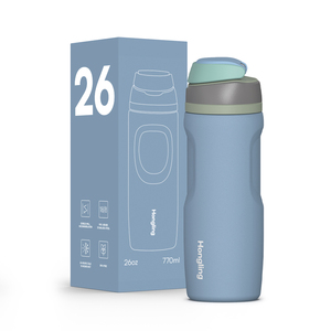 Hong Ling Omnis vente chaude 304 bouteilles sous vide en acier inoxydable 26oz flacons à double paroi verres isolés en métal écologique - Product Image 1