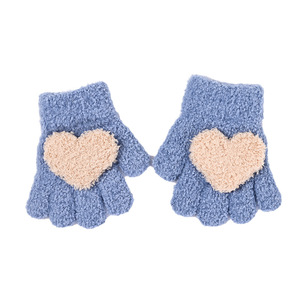 <strong>Cute</strong> Kids Winter <strong>Gloves</strong> Full Fingers Knit <strong>Gloves</strong> Children Stretchy Warm <strong>Gloves</strong> for Boys Girls - Product Image 6