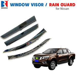 Pare-soleil de fenêtre, déflecteur de vent, protection contre la pluie pour <span class=keywords><strong>Navara</strong></span>, ensemble de pare-soleil premium pour la protection et le confort - Product Image 1