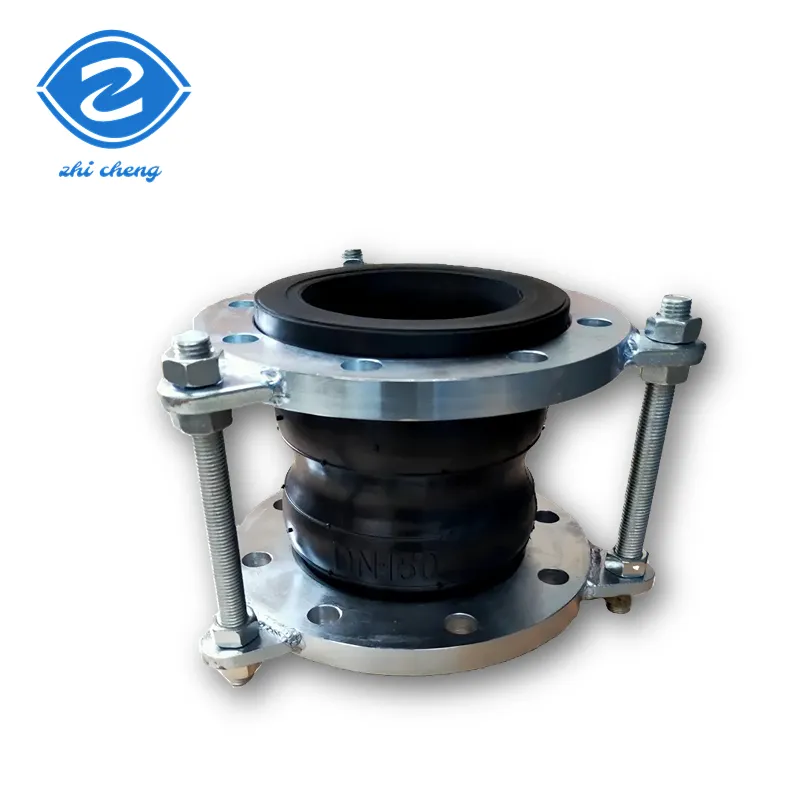 Limit Tie Rods Pressure Booster Rings Double Ball Bellows Flexible Rubber Expansion Joints