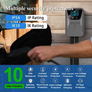 Chargeur de voiture électrique <span class=keywords><strong>domestique</strong></span> RFID AC 11 kW, <span class=keywords><strong>Wallbox</strong></span> Type 2 22 kW, Type 2 7 kW, avec gestion sans fil et équilibrage dynamique de la charge - Product Image 5