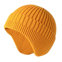 Mini chapeau d'hiver élégant et populaire Bonnet de pêcheur noir personnalisé Femmes Hommes Logo de créateur tricoté pour la plage