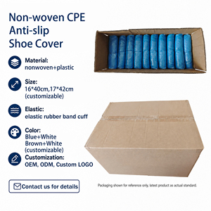 Protège-chaussures antidérapants en PP+CPE laminé, de haute qualité, durables, pour usage professionnel et commercial, vente en gros - Product Image 4