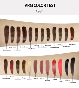 Naturaless Lushcolor 34 couleurs semi-crè<span class=keywords><strong>me</strong></span> Pigments sourcils lèvres maquillage permanent pigment Encre de tatouage microblading perma blend pigment - Product Image 6