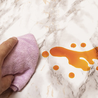 Papier peint autocollant en marbre lavable à design 3D très vendu