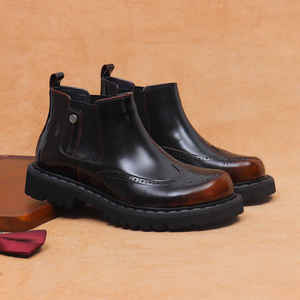 Chaussures plates décontractées et habillées pour hommes en cuir véritable respirant, légères, antidérapantes, idéales pour les affaires et les mariages en extérieur - Product Image 3